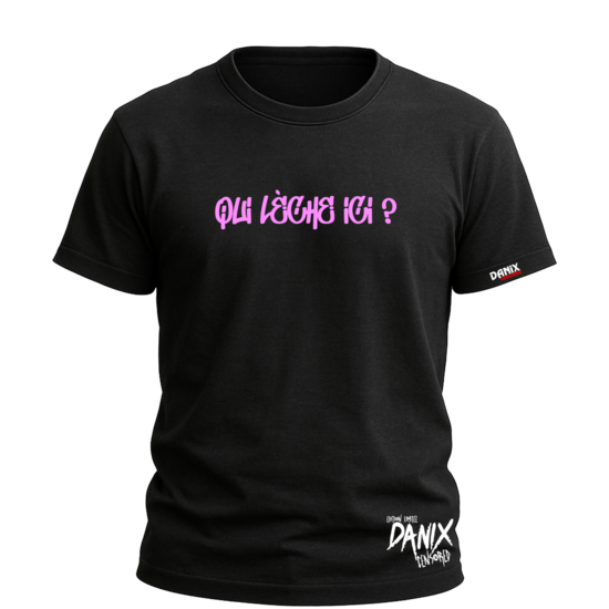 Tshirt Qui Lèche ici ? V3 [DANIX CENSORED]